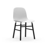 Form Chair Wood – Hvit, Sort beiset